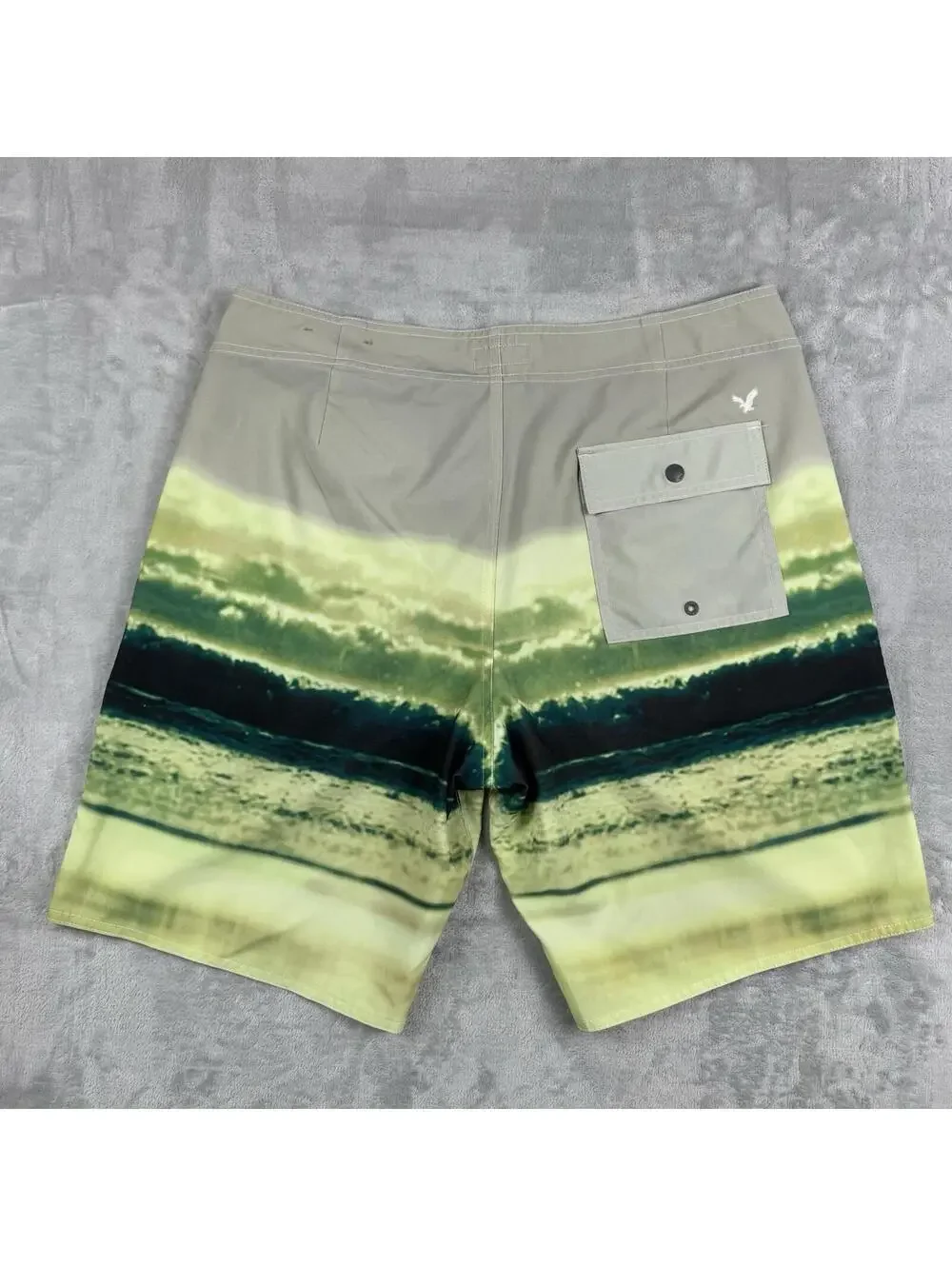 American Eagle Outfitters Sunset Wave Board Shorts Men Size L Surfcore Vacation